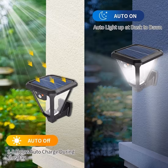 Walkway Sensor Lamp Beams Solar Wedge Plus 10 SMD Outdoor Security Motion Sensor Wall Light