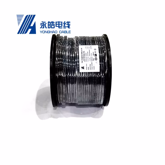 Two Coresolar System Photovoltaic Flexible Copper PV Solar Panel Electrical Wire 2.5mm2 4mm2 6mm2 10mm2 DC Electric Solar Fiber Optic Cable